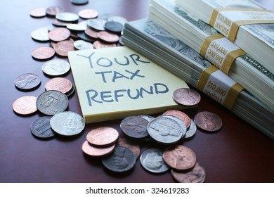 Tax Refund Stock Photo