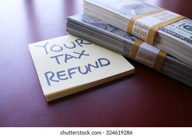 Tax Refund Stock Photo