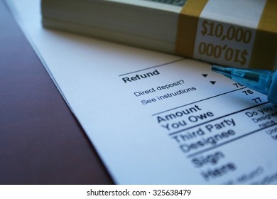 Tax Refund Stock Photo