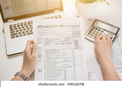 Tax Return Form Income Calculator Irs Individual