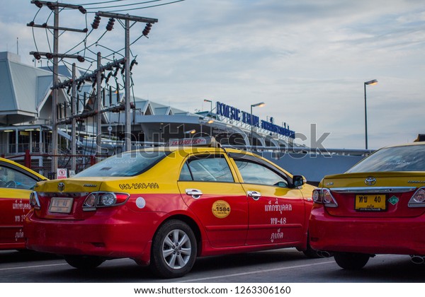 Taxi to Passenger Outside parking Phuket\
International Airport November 22,\
2018