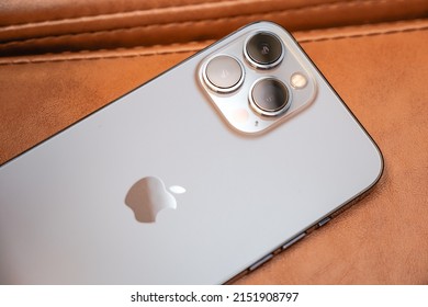 TAY NINH, VIETNAM, MAY 1 2022, Apple IPhone 13 Pro Max 5G