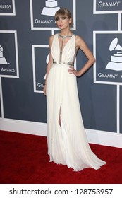 Taylor Swift At The 55th Annual GRAMMY Awards, Staples Center, Los Angeles, CA 02-10-13