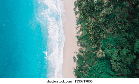 Tayrona National Park Colombia Drone View