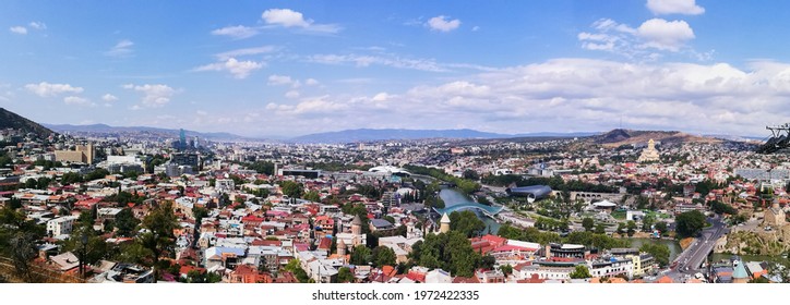 Tbilisi

Capital Of Georgia, Tbilisi Panorama View, Skyline,  Cable Car View Point 