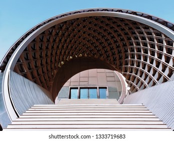 Tbilisi / Georgia - 03.09.2019: Tbilisi Modern Architecture