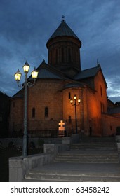 Tbilisi Sioni Cathedral In The Evening, Georgia