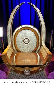 T'Challa's Throne From Black Panther. Costume Exhibition At The Premiere Of Disney And Marvel's 'Avengers: Infinity War' Held At The El Capitan Theatre In Hollywood, USA On April 23, 2018.