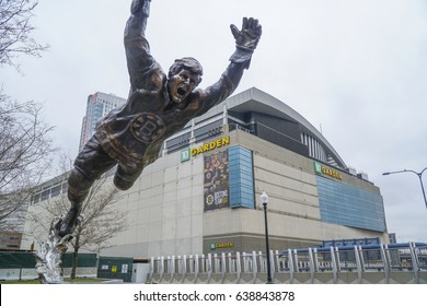 TD Garden In Boston - BOSTON / MASSACHUSETTS - APRIL 3, 2017