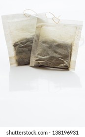 Tea bag of green tea. - Shutterstock ID 138196931