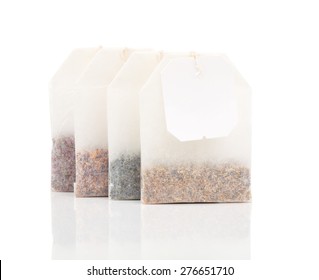 Tea Bags , Isolated On White Background