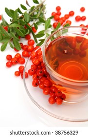 Tea with berries