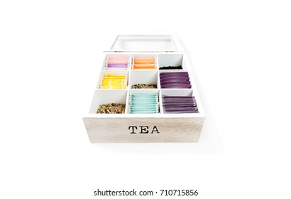 Tea box with various teas