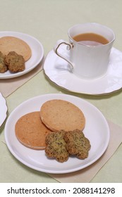 Tea Break With Cookies And Sable