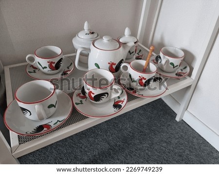 tea cup set for breaktime