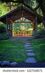 Tea House And Jenkins Park In Beaverton, Oregon