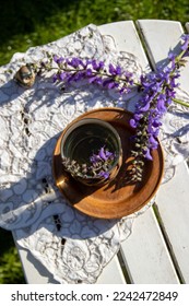 Tea from medicinal plants, medicinal plants in alternative medicine, detox - Shutterstock ID 2242472849