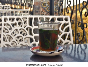 Tea With Mint In Morroco