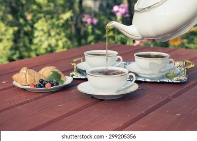 The Tea Party In The Garden. 