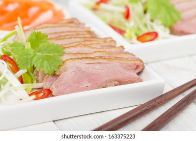 Tea Smoked Duck - Vietnamese Style Green Tea Smoked Duck Breast.