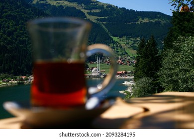 Tea And Uzungol Lake, Caykara Trabzon Turkey