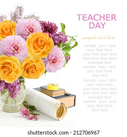 Teacher Day Still Life Huge Bunch Stock Photo (Edit Now) 118821412