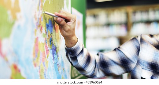 Teacher Teach Teaching Geography Global Lesson Concept - Powered by Shutterstock