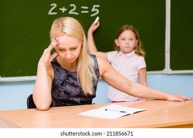 teacher tired of stupid student