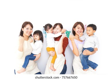 Teachers and children