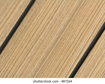 Teak Deck On A Ship