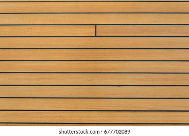 Teak Deck On Yacht