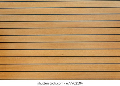 Teak Deck On Yacht