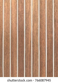 Teak Wood Deck On Sailboat Texture