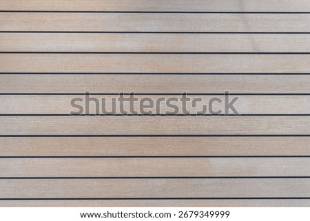 Teak wood deck texture background. Wooden deck on super yacht. Yachting concept.