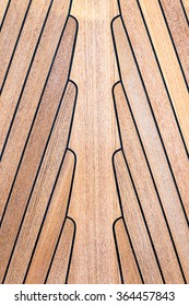 Teak Wood On Boat, Texture