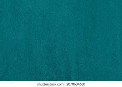 Teal green solid colored abstract painted canvas texture. Vintage grunge background elegant design. Year color concept - Shutterstock ID 2070684680