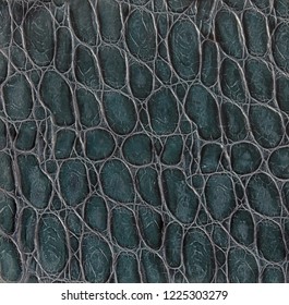 Teal Pebble Embossed Leather Texture Surface