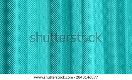 Teal vertical gradient pattern with repeating square pixel texture