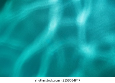  Teal Water Ripples Background -  Underwater Texture. Sun Shining Through Water.