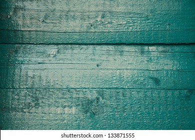 Teal Wood Plank Background