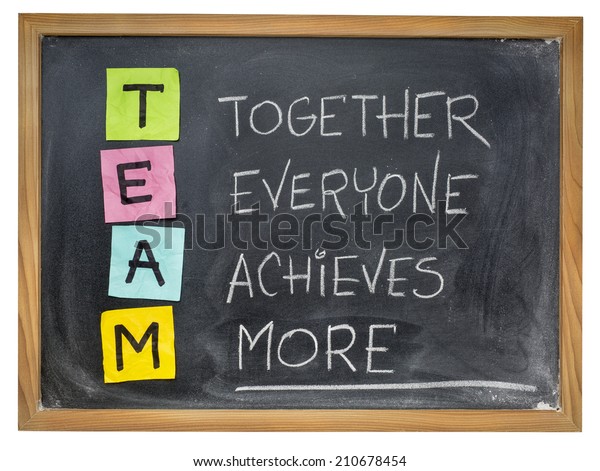 Team Acronym Together Everyone Achieves More Stock Photo 210678454 ...