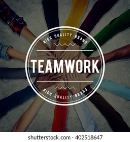 Team Building Collaboration Connection Corporate Teamwork Stock Photo ...