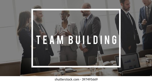 Team Building Spirit Teamwork Unity Concept Stock Photo 397495669 ...