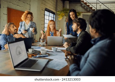 Team meeting of young diverse professionals in office - Powered by Shutterstock