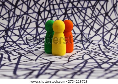 The team resolves conflicts and looks for a solution