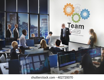 Team Teamwork Homepage Collaboration Concept - Shutterstock ID 402720070
