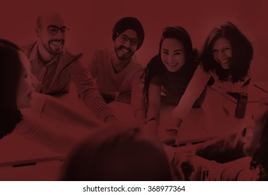 Team Teamwork Join Hands Partnership Concept