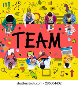 Team Teamwork Support Collaboration Togetherness Help Concept