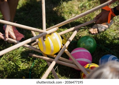 Teambuilding Game Group People Getting Team Stock Photo Shutterstock