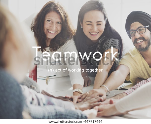 Teamwork Alliance Collaboration Company Team Concept Stock Photo (Edit ...